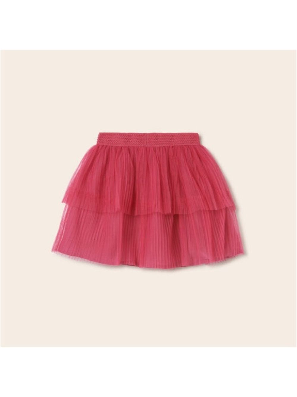 Size 16 Girls Mayoral Raspberry Tiered Tulle Skirt